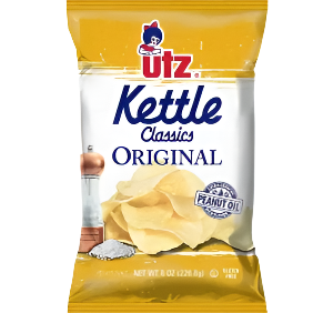 Utz Kettle Classics Potato Chips Original 8 oz